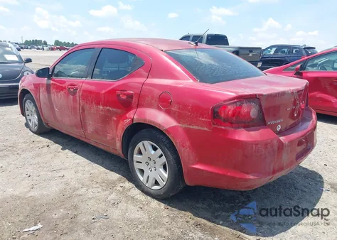 2013 Dodge Avenger Se from USA, damaged, VIN 1C3CDZAB5DN567307